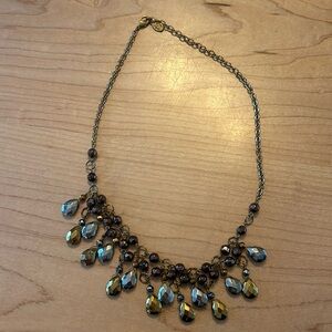 Silver Gold Bronze Necklace